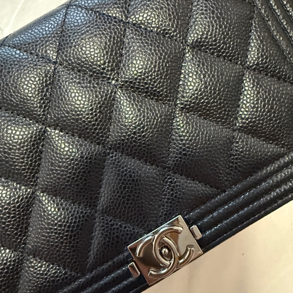 Chanel WOC - Caviar Leather, Silver/Gunmetal Hardware